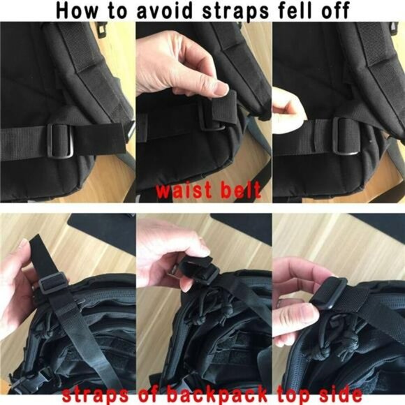 Military Tactical Backpack Molle 3 Day Assault Pack Hiking Hunting 35L Bag - Picture 7 of 8